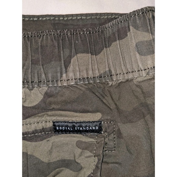 Social Standard Sanctuary Camo Pants Size XL Green Drawstring Hem Pockets - Picture 10 of 16